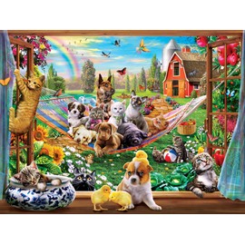 Masterpieces 300 Piece EZ Grip Jigsaw Puzzle - Afternoon Siesta - 18"x24"