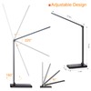 Himigo LED Desk Lamp, Eye-Caring Stepless Dimmable Office Table Lamp