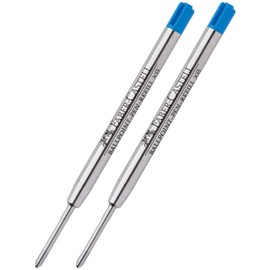 Faber-Castell Ballpoint Pen Refill (Pack of 2, Extra Wide, Blue)