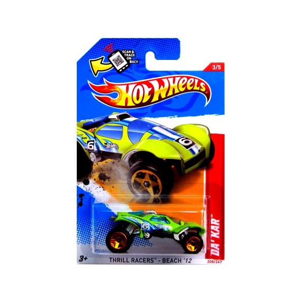 Hot Wheels Thrill Racers-beach '12 Da'kar 208/247