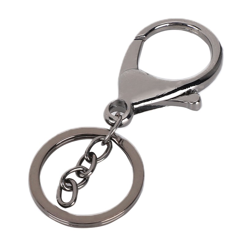 10Pcs Key Chain Plating Non Fading Simple Keychain Bag Buckle