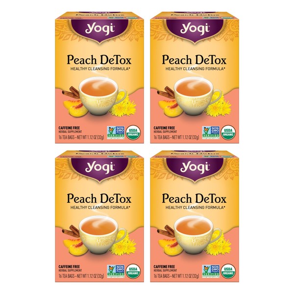 Yogi Yogi Tea Peach DeTox Tea - 16 Tea Bags