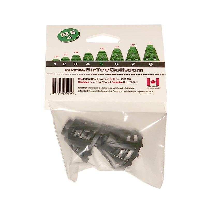 BirTee Pro Golf Tees - Size #5 (1 1/4") Individual