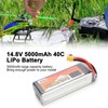 14.8V 5000mAh 40C 4S XT60 Plug LiPo Battery for FPV