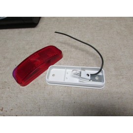 Optronics 10 Pack Glo Brite 118A/117R Replacement RV Trailer Side Marker Light Red  1 Wire