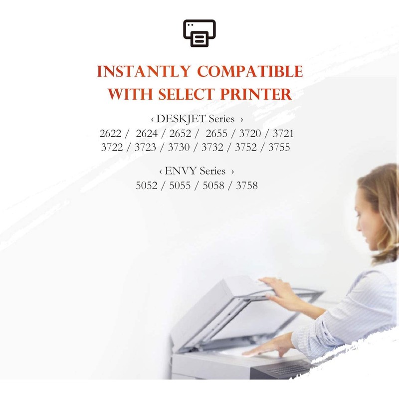 ejet 65 65XL Black Ink Cartridge Replacement for HP 65