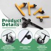 Keadic 5Pcs Drill Chuck Key Wrench Set, 3/4" / 5/8"