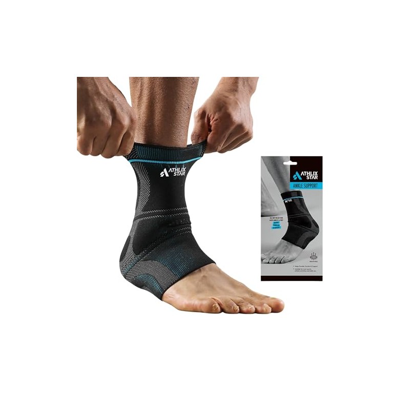 Ankle Compression Sleeve for Women & Men – Breathable Ankle