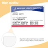 10 Pack New Medicare Card Holder Protector Sleeves，12Mil Clear PVC