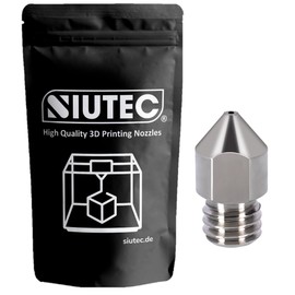 SIUTEC® Premium MK8 Titanium Coated / Titanium Alloyed, Nozzle/Nozzle, 1.2 mm, Compatible with Ender, CR6, CR10S, X5SA, A8, for 1.75 mm Filament