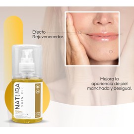 Aceite Corporal Hidratante Natura Skin Oil 100ml. Reafirma la Piel y Mejora la Apariencia de Cicatrices y Estrías Ligero y No Grasoso, Hidratación Profunda.