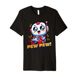Playful Robot Gamer Premium T-Shirt