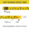2Pcs Steel Self-Adhesive Measuring Tape, Imperial & Metric Tape Measure