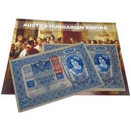IMPACTO COLECCIONABLES Collector's Banknotes - Old Banknotes: The Ten Language Banknote, Austrian-Hungarian Empire 1918-19