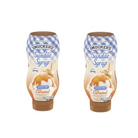 Smucker's Sundae Syrup Sugar Free Caramel, 19.25 OZ Pack of 2