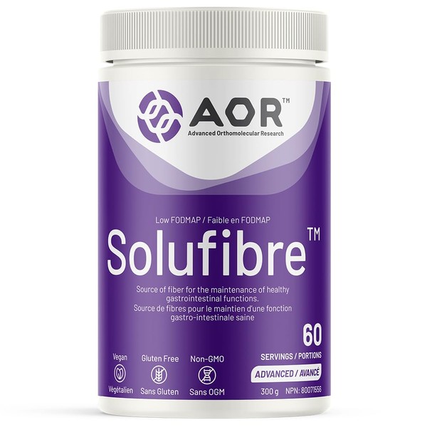 AOR AOR - SoluFibre Powder, 300g 60-Servings - Partially Hydrolyzed