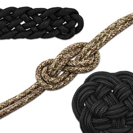 Navaris all-purpose rope survival outdoor rope – 15 m German army rope – fishing sport tent boat sport hiking – various Colours: no climbing rope., black