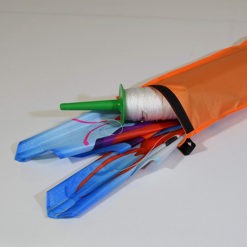 In the Breeze 3435-46" Reusable Orange Kite Bag - Long