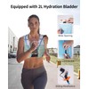 ECOHUB Running Hydration Vest Backpack,Lightweight Breathable Pack with 2L Water