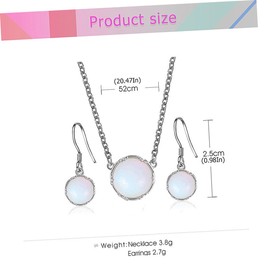 SAFIGLE Unisex Solmoony Necklace Fashion Elegant Creative Jewelry Pendant for Women Men Silver
