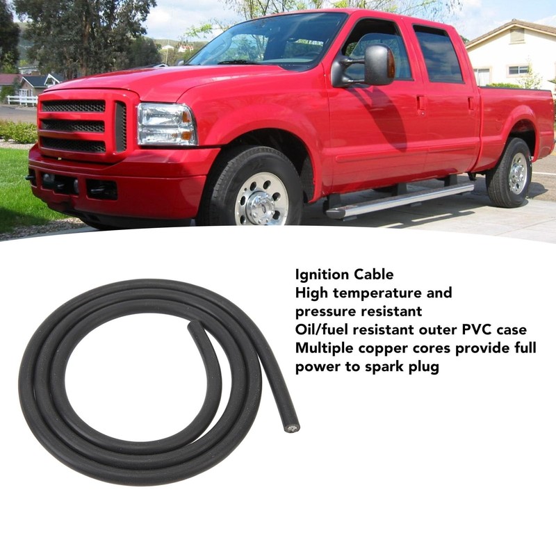 Ignition Cable, Copper Core Spark Plug Wire PVC Sheathed Insulated