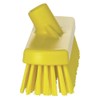 Vikan 70606 Deck Scrub, 11-3/4" Polyester Bristle, Yellow