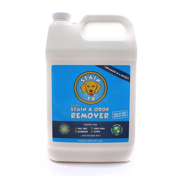 STAIN FU Pet Stain Odor Remover Professional Strength Powerful Eliminator