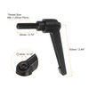 sourcing map 8pcs Adjustable Clamping Lever Handles M8 x 20mm