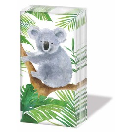 Paperproducts Design 51660 Sniffs Paper Tissues, 4.25" x 2.25", Tropical Koala Bear