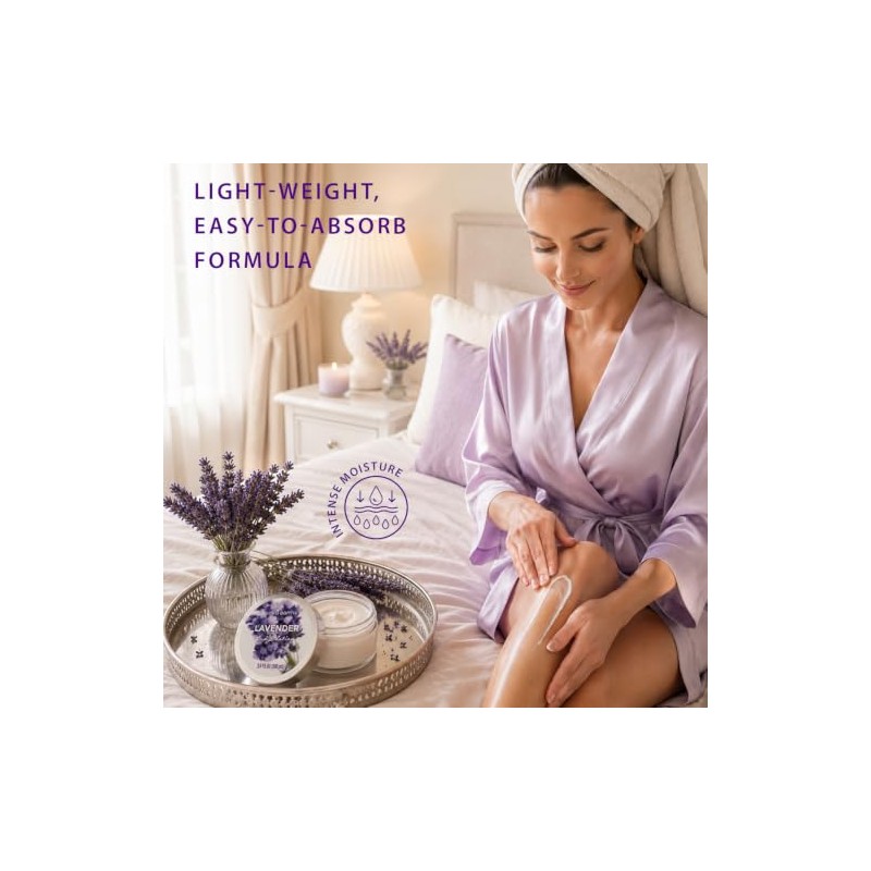Bath Spa Gift Basket for Women, Body Earth Lavender Scented