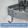 FIISAYL Shower Shelf No Drilling Shower Shelf Corner Bathroom Organiser