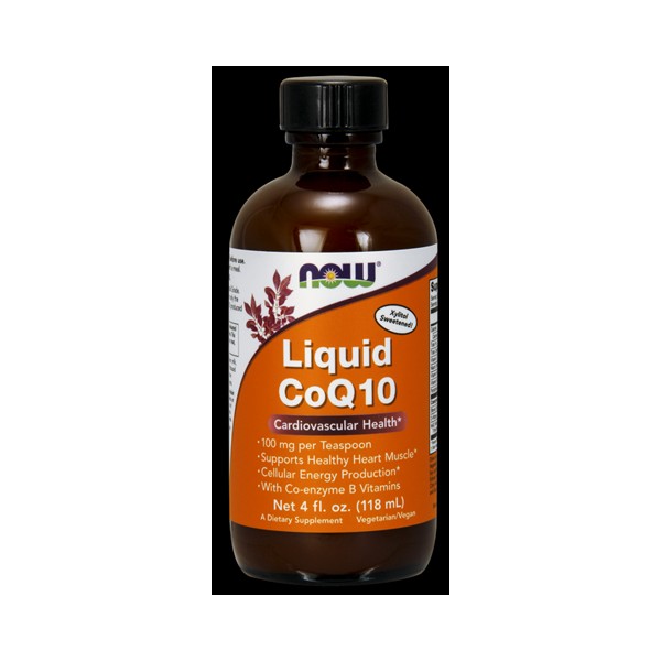 Now Foods Liquid CoQ10 Orange Flavor - 4 oz