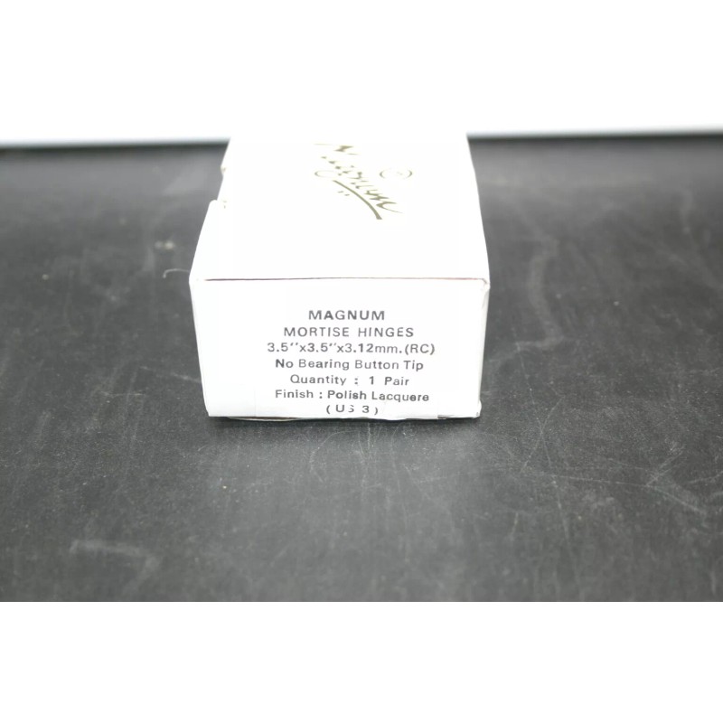 Magnum Magnum Mortise Hinges 3.5" x 3.5" 12mm Radius Corner
