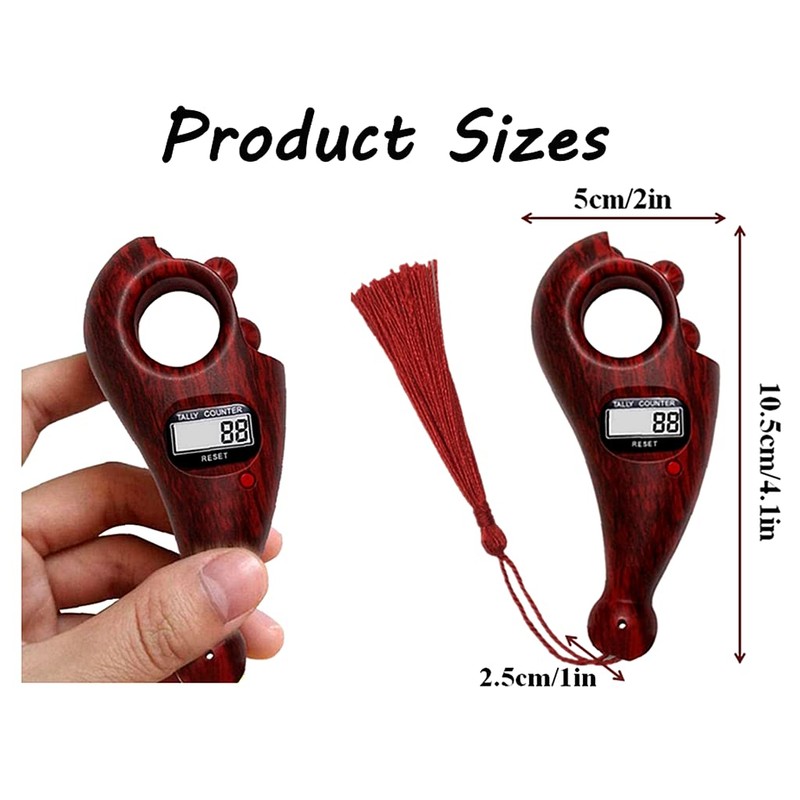 Anlising 1 x Digital Beads Counter, Buddha Beads Counter, Prayer