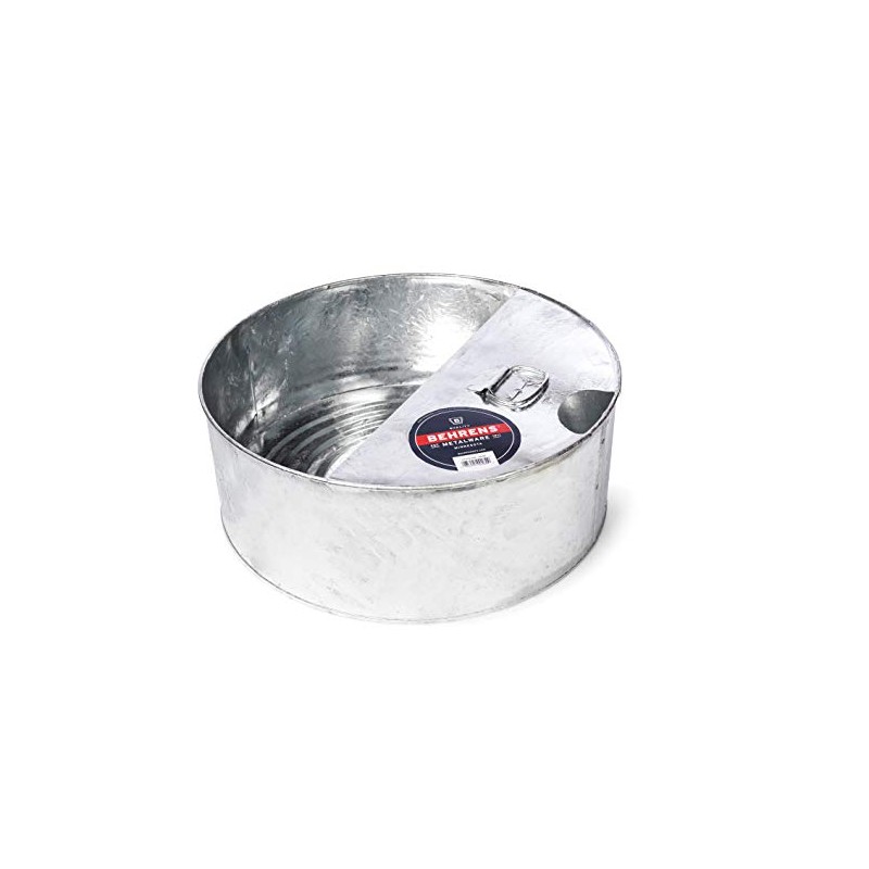 Behrens Galvanized Steel Drain Pan, 8-Gallon
