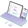 Seenda Cute Wireless Bluetooth Keyboard Dual Mode Bluetooth 2.4G round