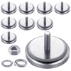 Therwen 10 Pcs 150 lb Powerful Neodymium Round Magnets Neodymium