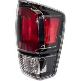 Brock Aftermarket Replacement Driver Left Passenger Right Combination Tail Light Assembly Without Black Bezel Compatible With 2020-2021 Toyota Tacoma Limited
