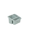 TENLITE Amazing 3 Compartments Plastic Sink Tidy Kitchen Sink Organizer,