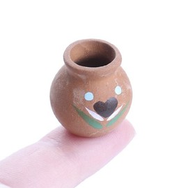 Fun and Functional Hand Painted Miniature Clay Pots for Displays, Crafting and Embellishing
