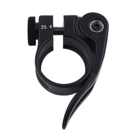 1 PC Bicycle Seat Clamp 1 inch (25.4 mm) Seatpost Clamp Applicable to 0.9 inch (22.2 mm) Seatpost Aluminum Alloy Lightweight Bicycle Quick Release Seatpost Clamp Easy Installation Seatpost Clamp (#1)