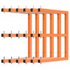 Lumber Rack Wall-Mounted Lumber Storage Rack, Heavy Duty Wood Storage