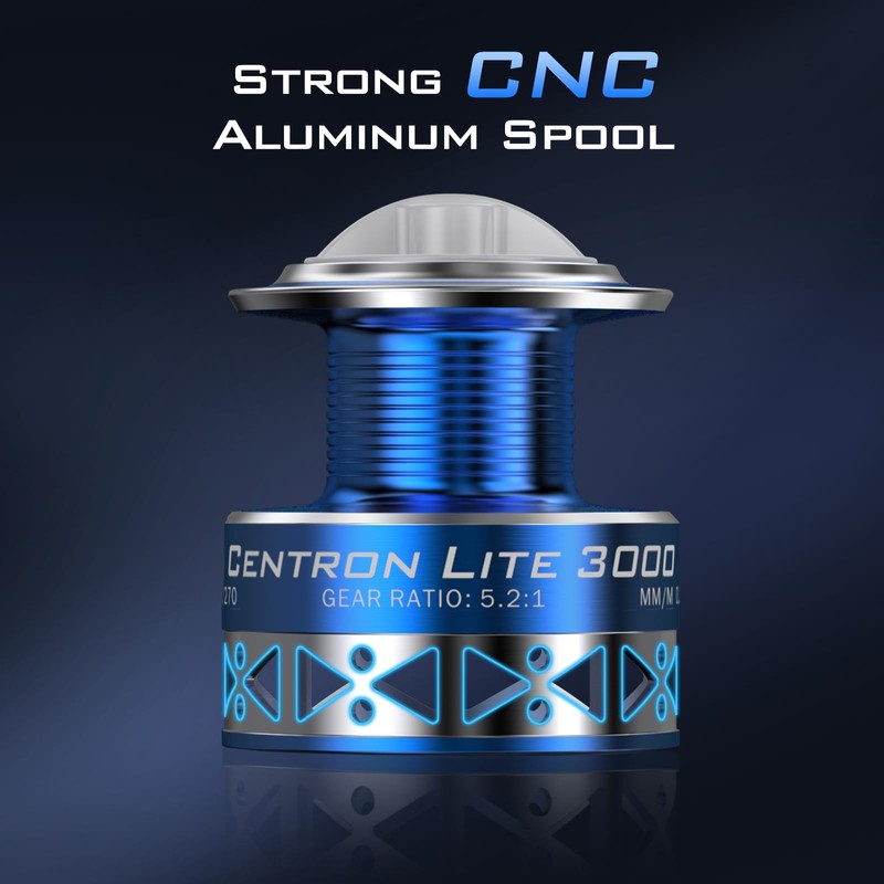 KastKing Centron Lite - Carrete de pesca de tamaño 5000