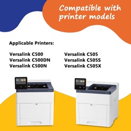 Versalink C500/C505 Black Drum Cartridge 1Pack (40,000 Pages) : 108R01484 Drum Unit Replacement for Xerox Versalink C500 C505 Printer Toner