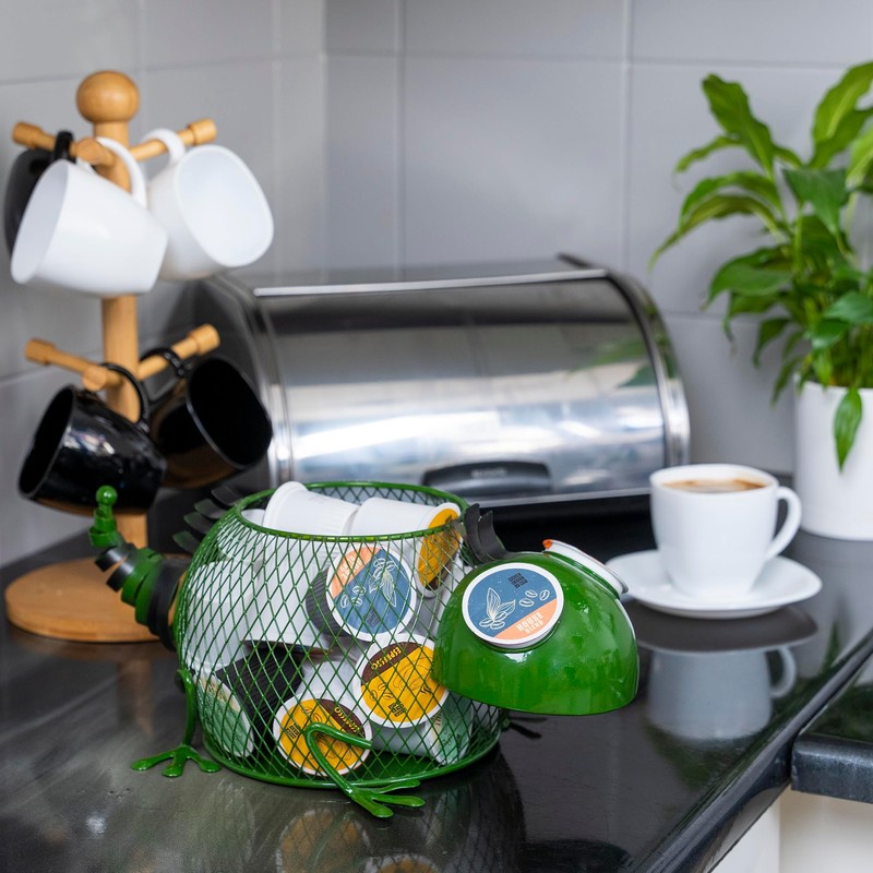 Coffee Pod Organizer - Home Coffee Bar Functional Décor -