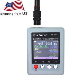 ANYSECU Frequency Counter Anysecu SF-103 2-2800MHz For DMR & Analog Handheld Transceiver