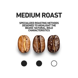 Peacefully - Specialty Coffee Beans by Brazilian Coffee King - 100% Arabica, medium roast, floral notes, wild berries and coffee pulp, premium quality, specially roasted and made in Brazil - 8.8 oz