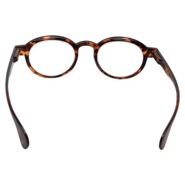 Calabria R217 Oval Reading Glasses +2.50 Tortoise Havana Women Designer Chic Trendy Readers Stylish Spring Hinged Eyeglasses