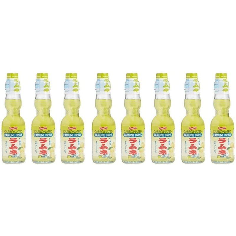 RAMUNE Japanese Soft Drink multi-pack, 8 Bottles, 6.76 Fluid Ounce
