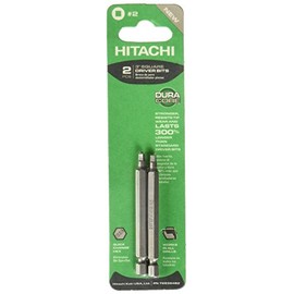 Hitachi 728394B2#2 3" Square Driver Bit (2 Piece)